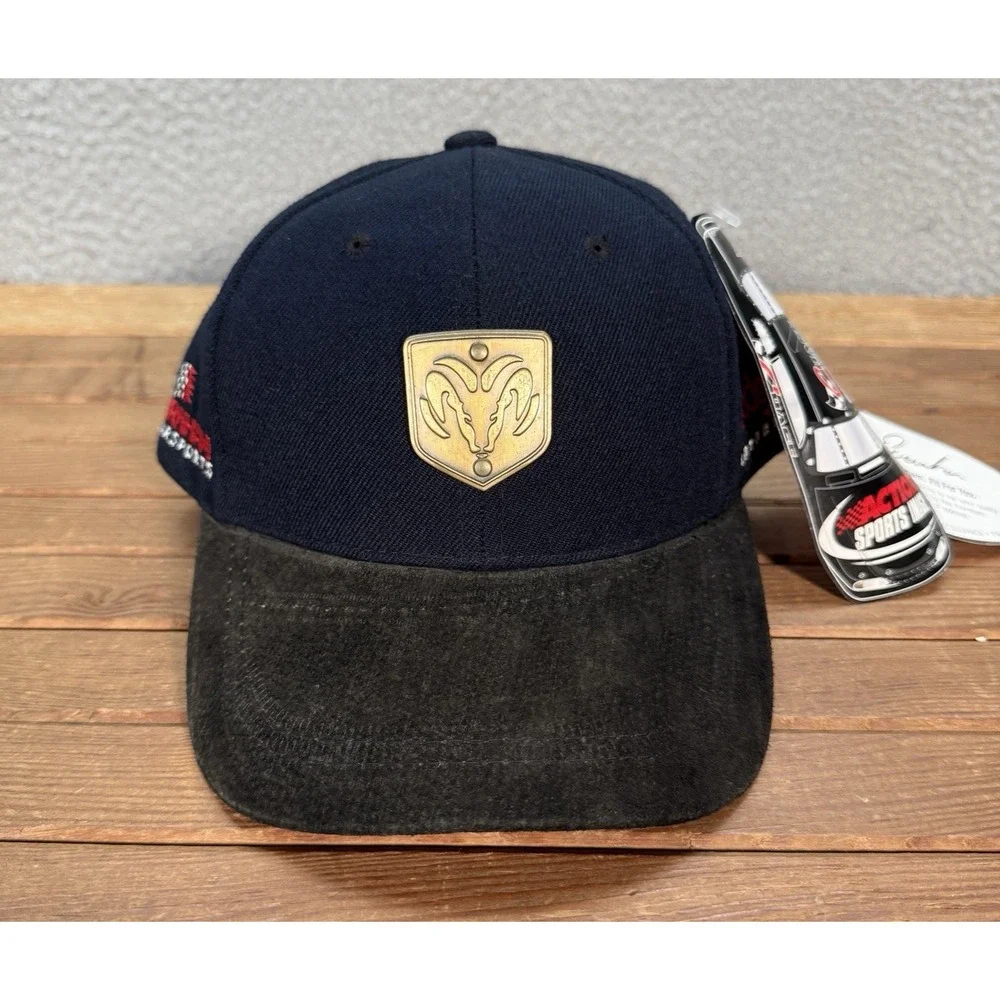 Chase Authentics Hat Adult Black Snapback Cap Dodge Intrepid Nascar Embroidered‎